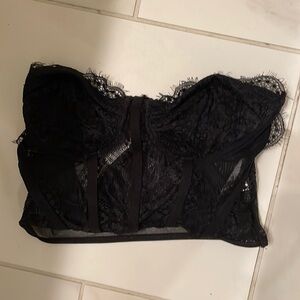 Just about the cutest top ever for going out or dinner out super flattering!